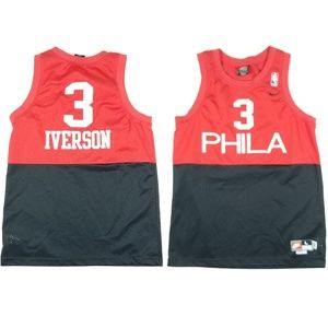 NIKE NBA Youth Boys Allen Iverson 76ers Jersey